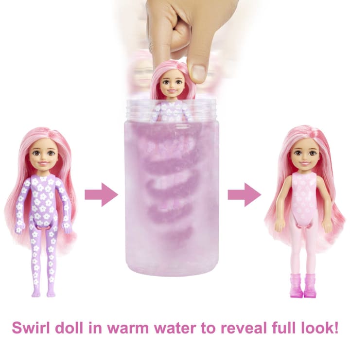 Búp bê Chelsea đổi màu - Phiên bản Rain & Shine BARBIE HCC83