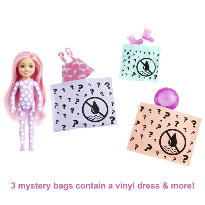 Búp bê Chelsea đổi màu - Phiên bản Rain & Shine BARBIE HCC83
