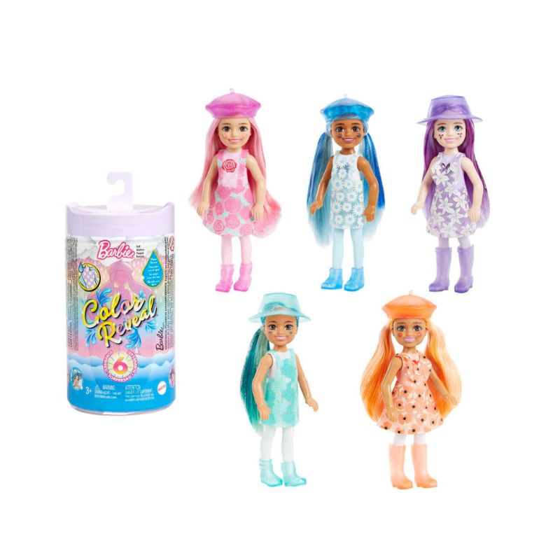 Búp bê Chelsea đổi màu - Phiên bản Rain & Shine BARBIE HCC83