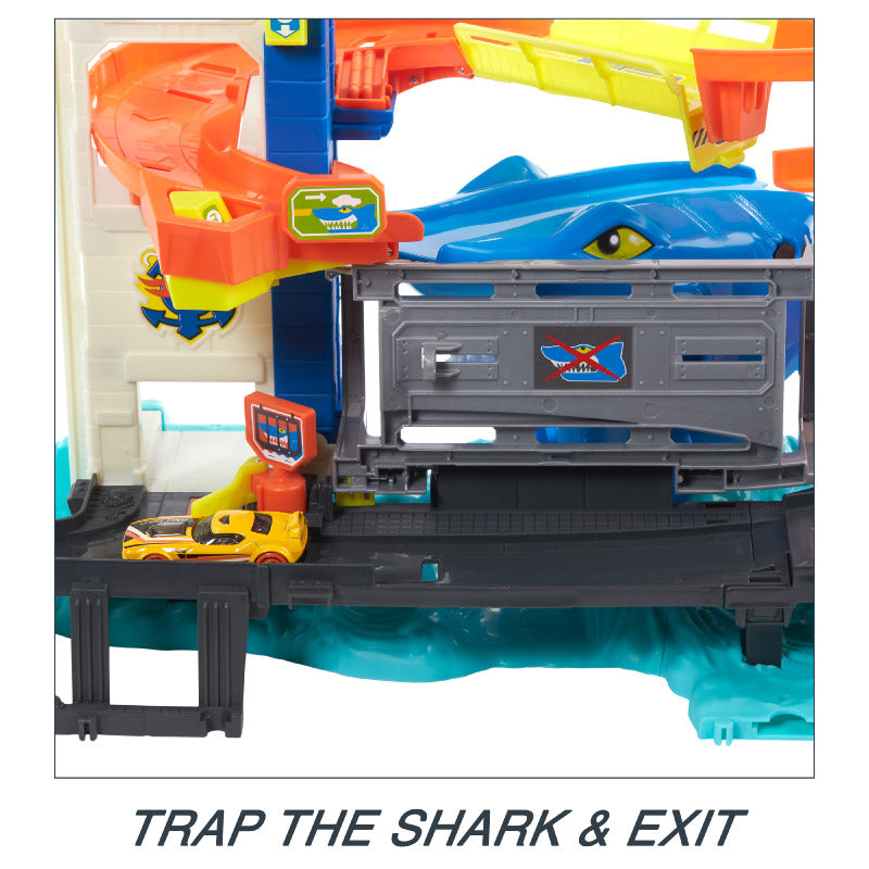 Mô hình Hot Wheels cá mập tấn công HOT WHEELS HDP06