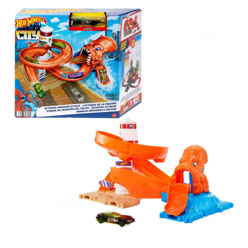 Vòng Xoắn Bạch Tuột Hot Wheels City HOT WHEELS HDR29