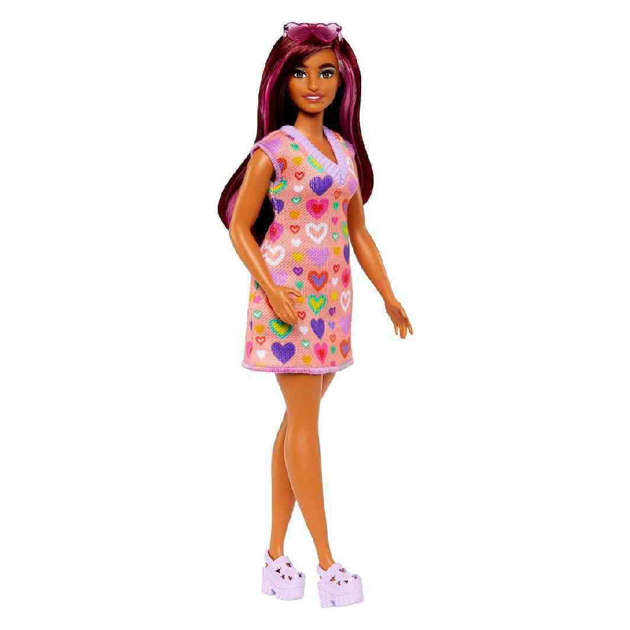 Búp bê thời trang - Heart-Print Sweater BARBIE FBR37