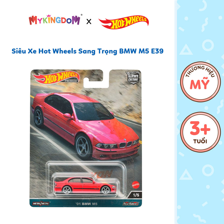 Siêu xe sang trọng BMW M5 E39 HOT WHEELS FPY86