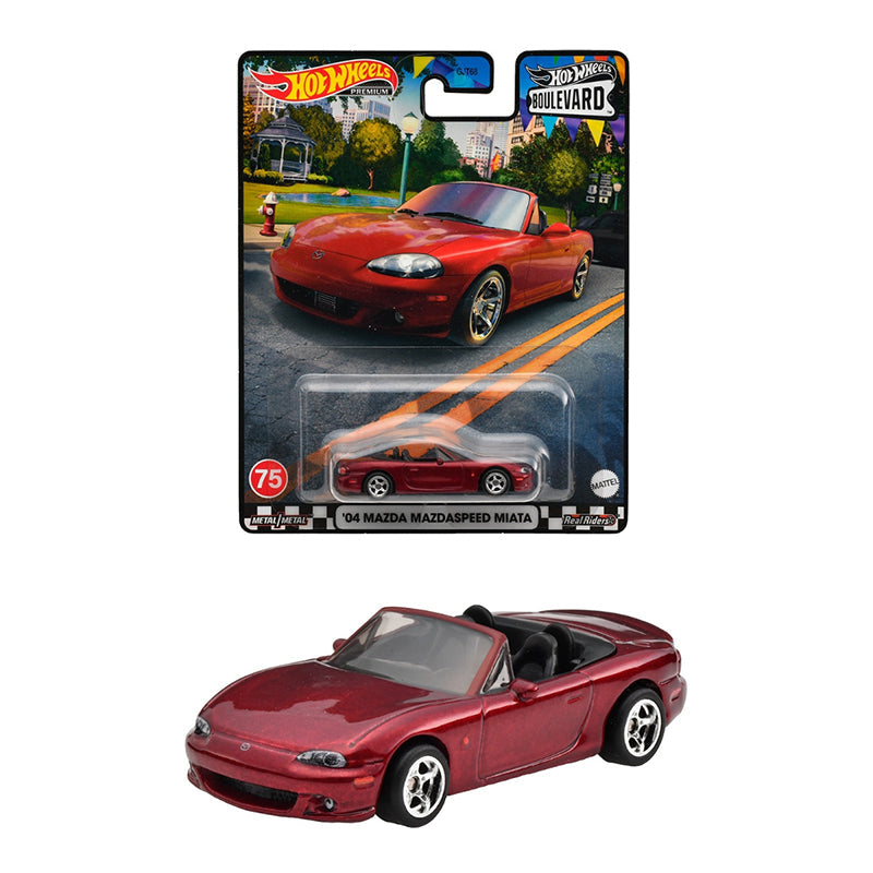 Siêu xe BOULEVARD 03 MAZDA MAZDASPEED MIATA HOT WHEELS GJT68