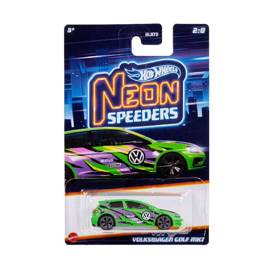 Siêu xe Neon Speeders - VOLKSWAGEN GOLF MK7 HOT WHEELS HLH72