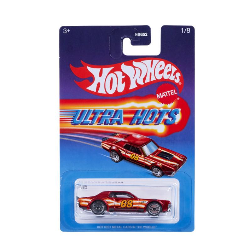 Siêu xe Ultra Hots - 68 MERCURY COUGAR HOT WHEELS HDG52
