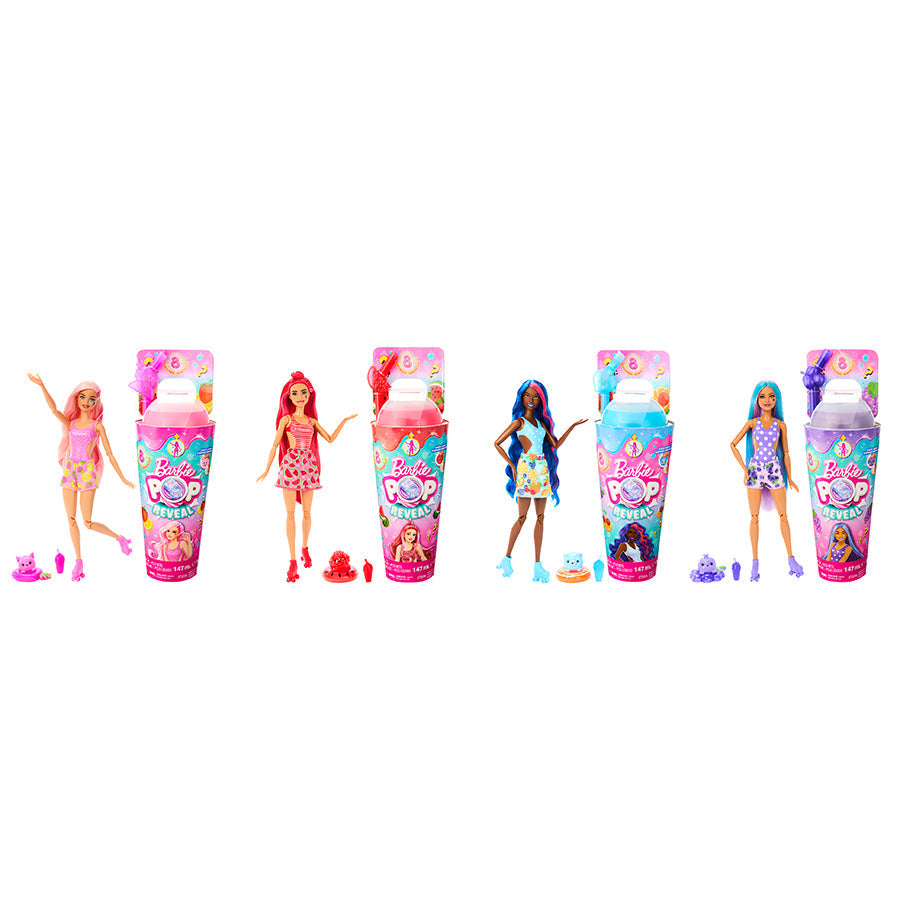Búp Bê Barbie Pop Reveal Juicy - Bé Soda Nho BARBIE HNW40
