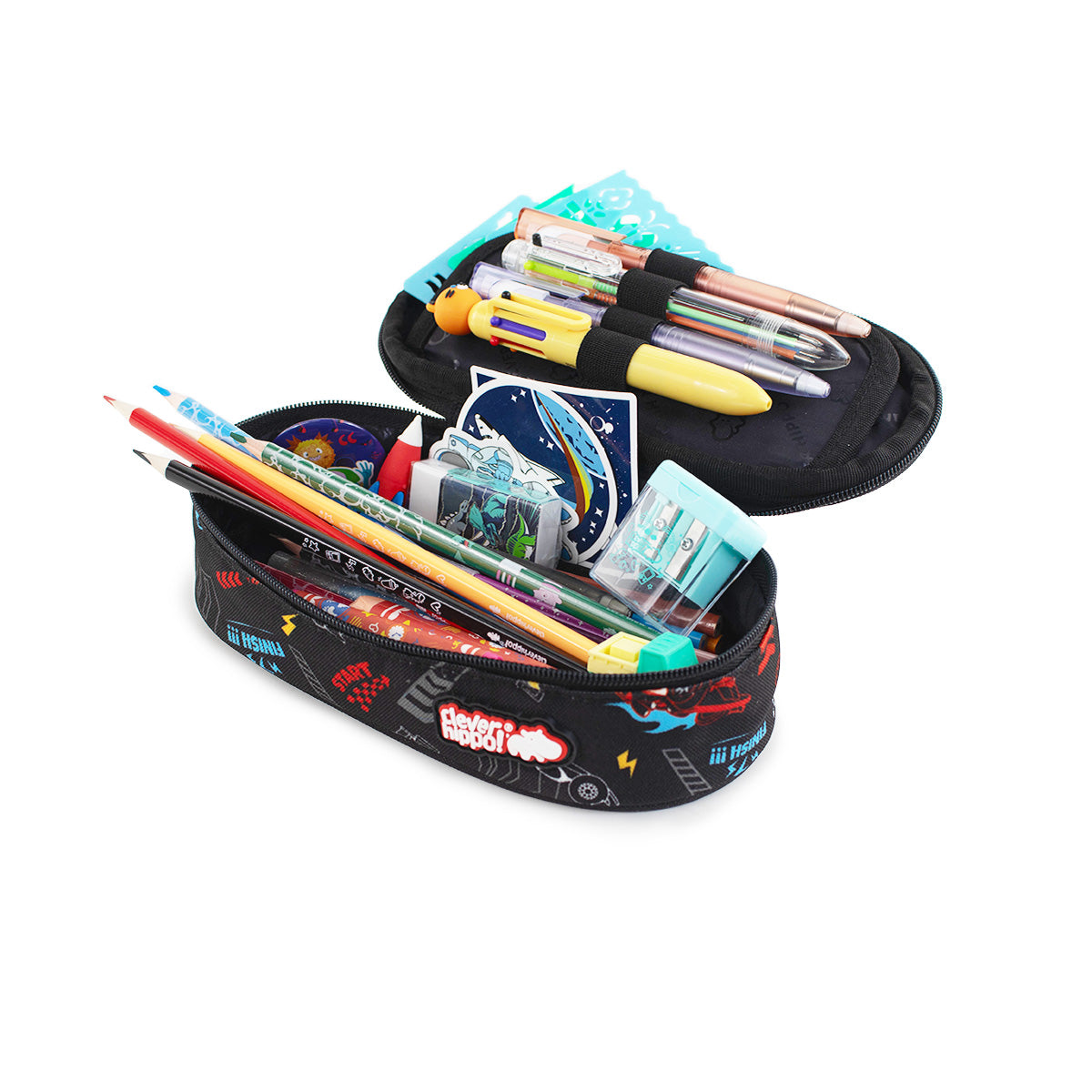 Hộp Bút Đa Năng Champion Race - Jet Black CLEVERHIPPO PC0209