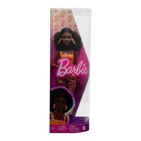 Búp bê thời trang - Curly Black Hair BARBIE FBR37