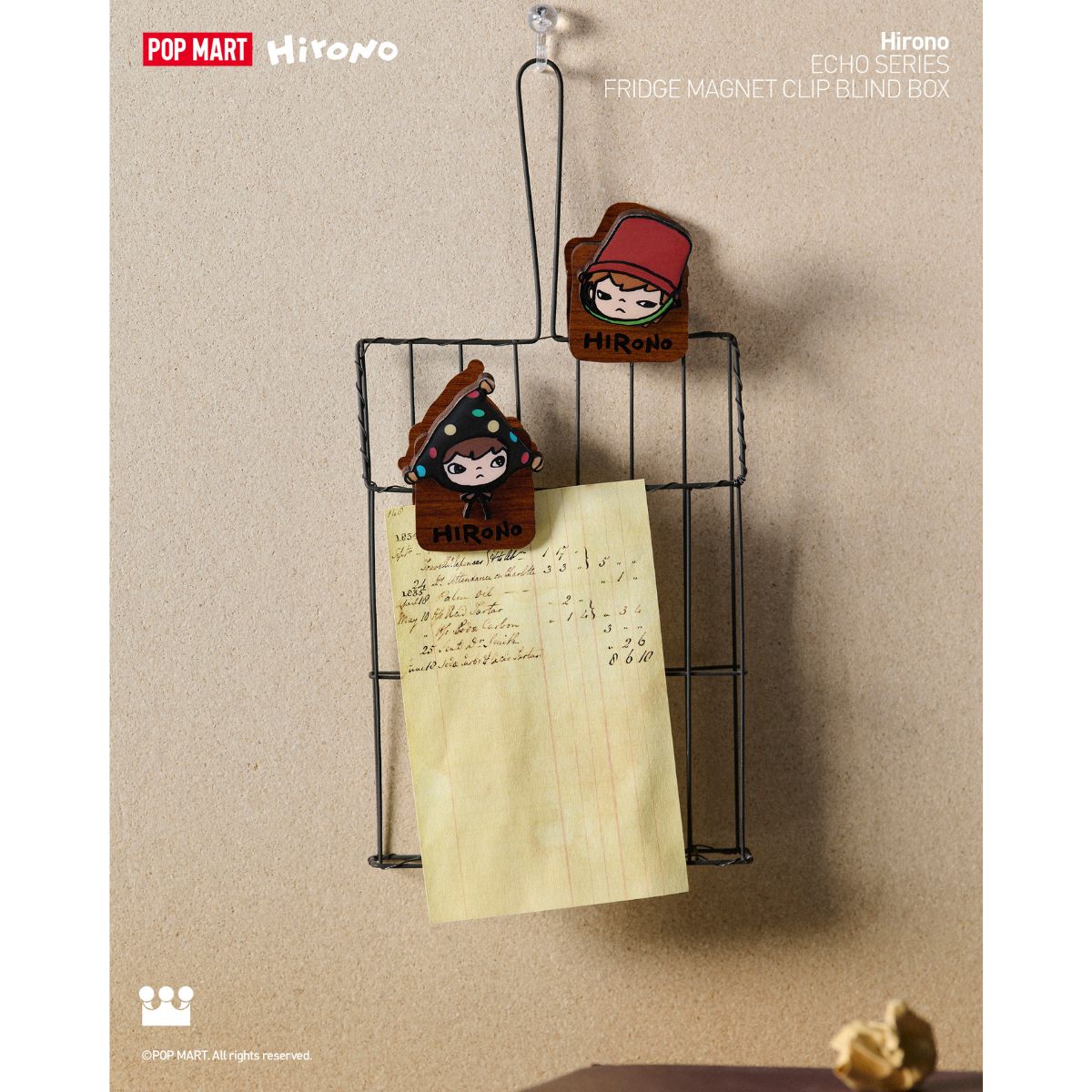 Huy Hiệu Gắn Tủ Lạnh Hirono Echo Series Blind Box POP MART 6931571080143