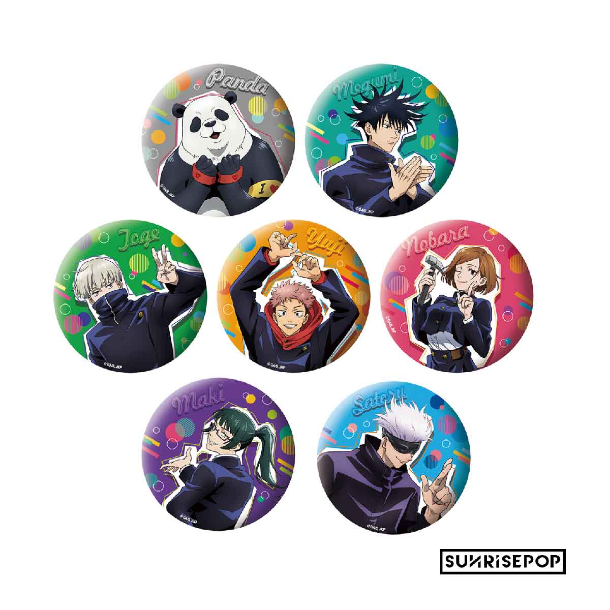 Huy Hiệu Jujutsu Kaisen Series 2 SUNRISEPOP JKAC023