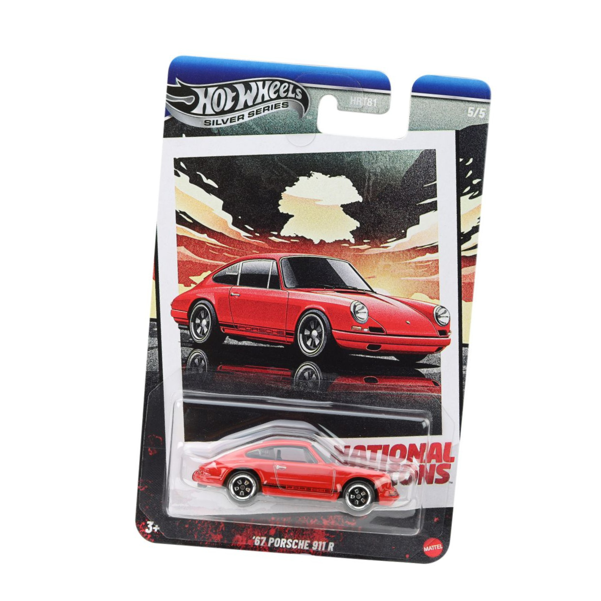 Đồ Chơi Mô Hình Siêu Xe Vintage 67 Porsche 911 R HOT WHEELS HRT81