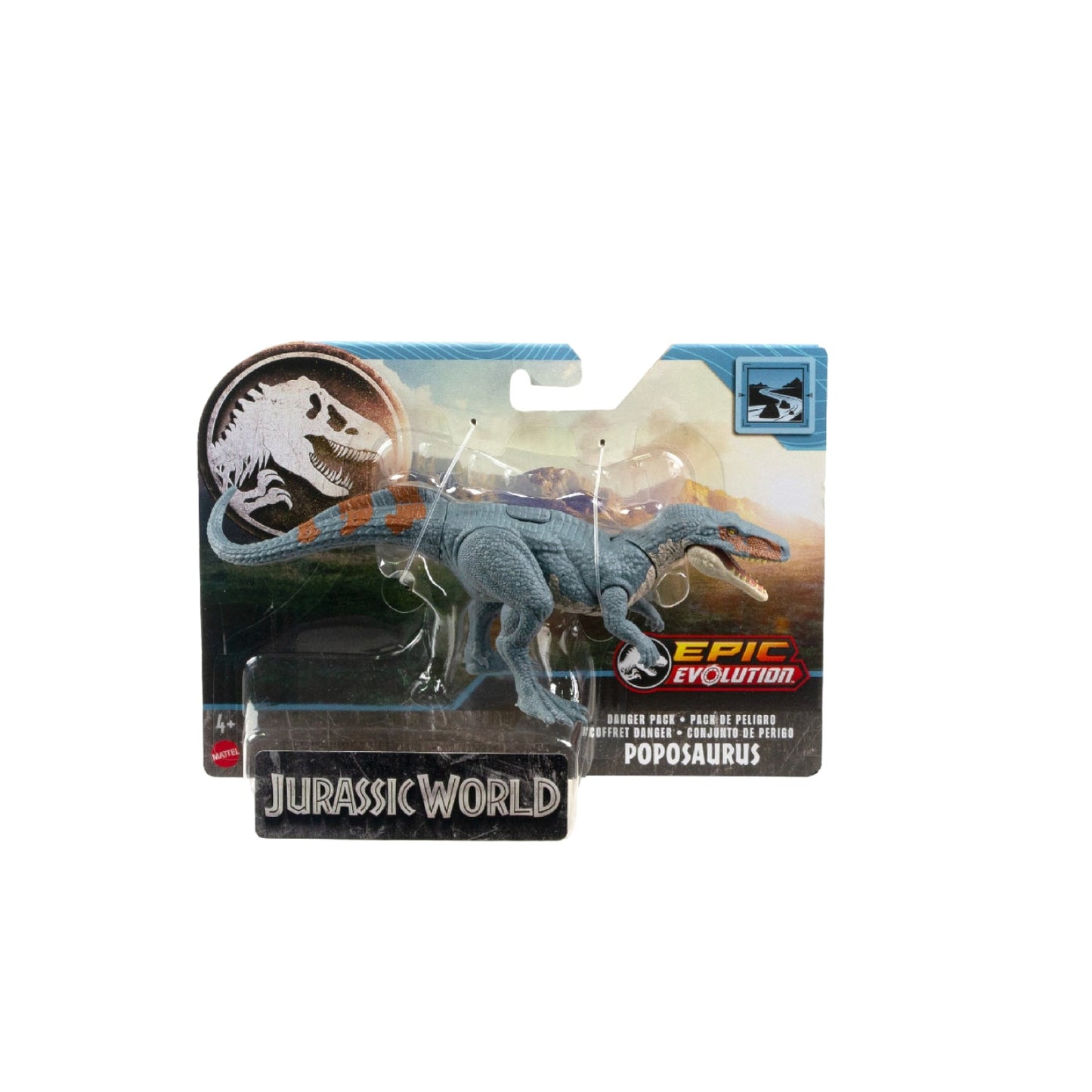 Mô hình khủng long POPOSAURUS 6 inch có khớp linh hoạt JURASSIC WORLD MATTEL HLN49