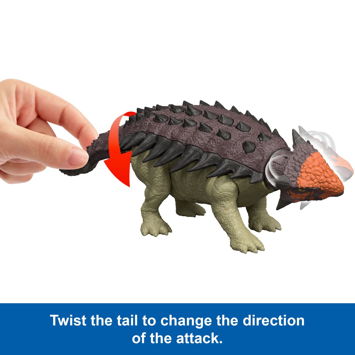 Đồ Chơi Mô Hình Saga Khủng Long Có Âm Thanh Ankylosaurus JURASSIC WORLD MATTEL JGB87