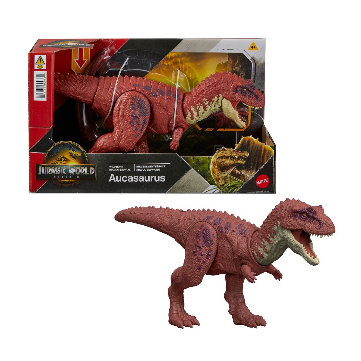 Đồ Chơi Mô Hình Saga Khủng Long Có Âm Thanh Aucasaurus JURASSIC WORLD MATTEL JGB87