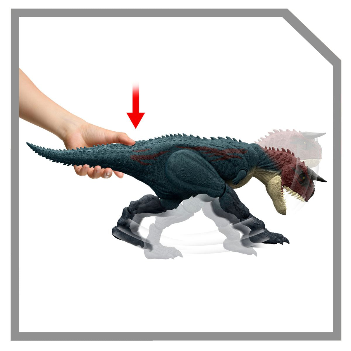 Đồ Chơi Siêu Khủng Long Sừng Bò Ăn Thịt Carnotaurus Toro JURASSIC WORLD MATTEL JKG85