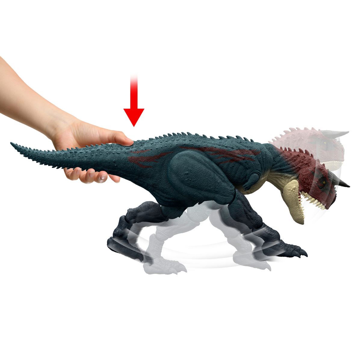 Đồ Chơi Siêu Khủng Long Sừng Bò Ăn Thịt Carnotaurus Toro JURASSIC WORLD MATTEL JKG85