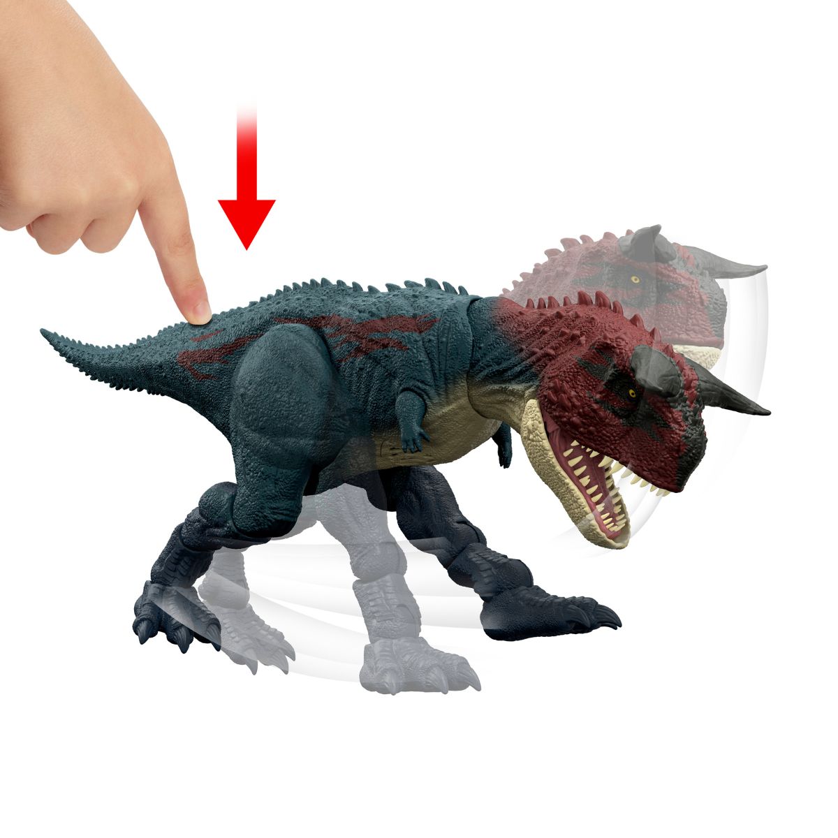 Đồ Chơi Siêu Khủng Long Sừng Bò Ăn Thịt Carnotaurus Toro JURASSIC WORLD MATTEL JKG85