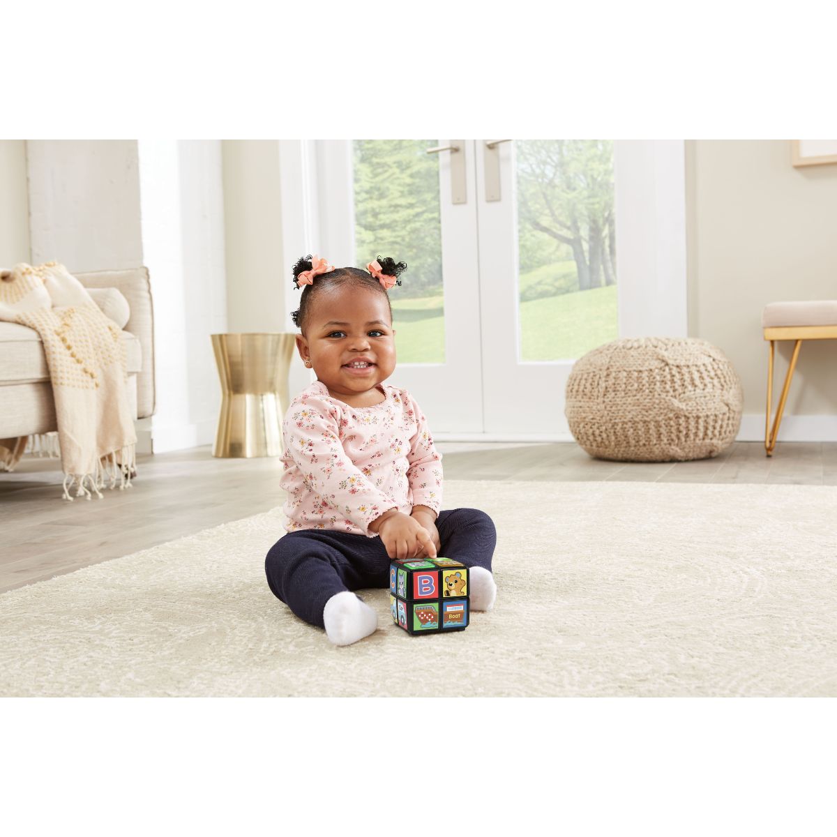 Đồ Chơi Khối Xoay Rubik Kỳ Thú Có Đèn Và Nhạc VTECH 80-558400