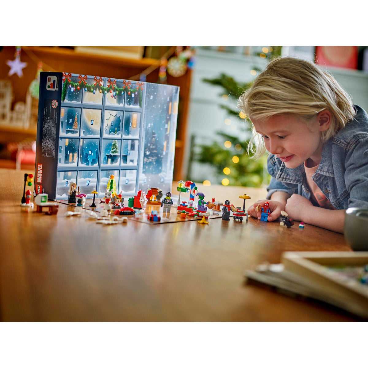 Đồ Chơi Lắp Ráp Lịch Giáng Sinh Người Nhện 2024 LEGO SUPERHEROES 76293