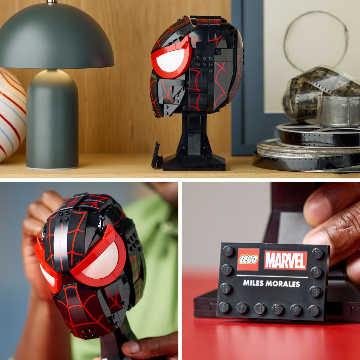 Đồ Chơi Lắp Ráp Mặt Nạ Của Miles Morales LEGO SUPERHEROES 76329 (487 chi tiết)