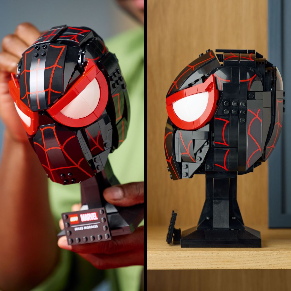 Đồ Chơi Lắp Ráp Mặt Nạ Của Miles Morales LEGO SUPERHEROES 76329 (487 chi tiết)
