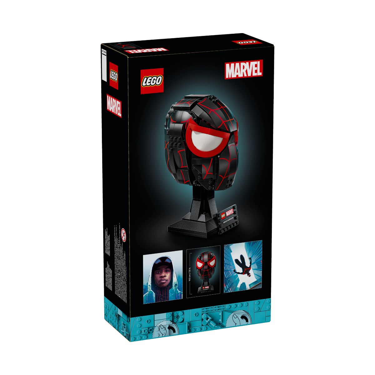 Đồ Chơi Lắp Ráp Mặt Nạ Của Miles Morales LEGO SUPERHEROES 76329 (487 chi tiết)