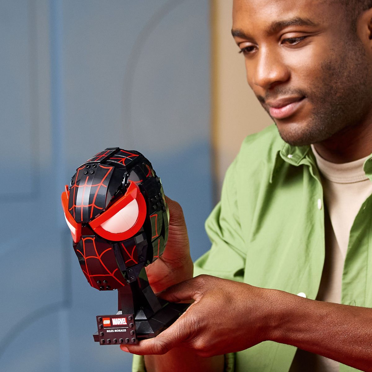 Đồ Chơi Lắp Ráp Mặt Nạ Của Miles Morales LEGO SUPERHEROES 76329 (487 chi tiết)