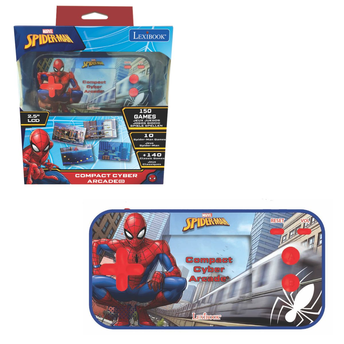 Đồ Chơi Máy Chơi Game Cầm Tay Spider-Man COOLKIDS JL2367SP