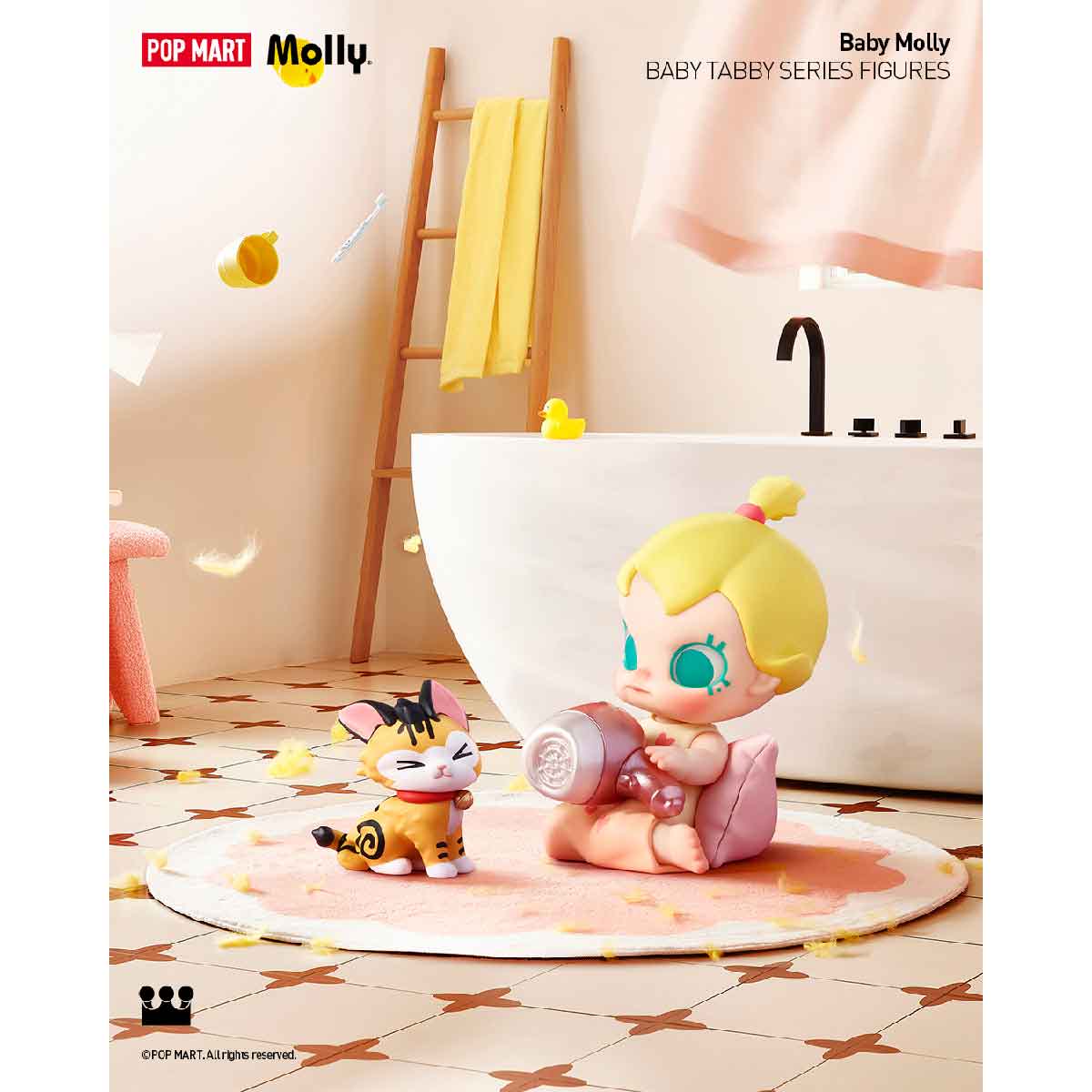 Mô Hình Baby Molly & Baby Tabby Series Figures POP MART 6931571082925