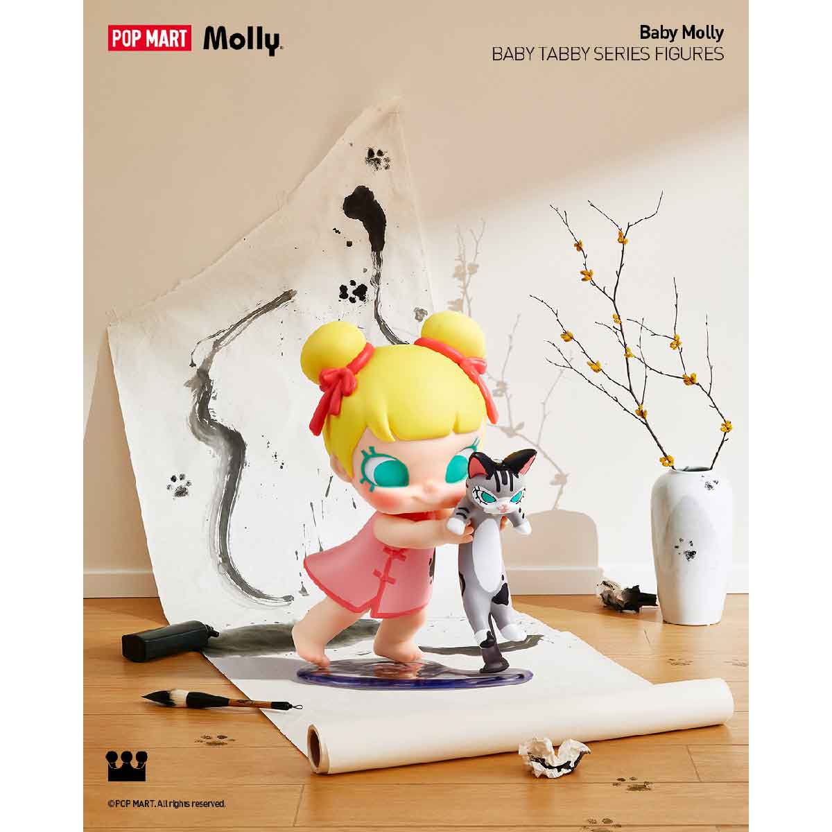 Mô Hình Baby Molly & Baby Tabby Series Figures POP MART 6931571082925