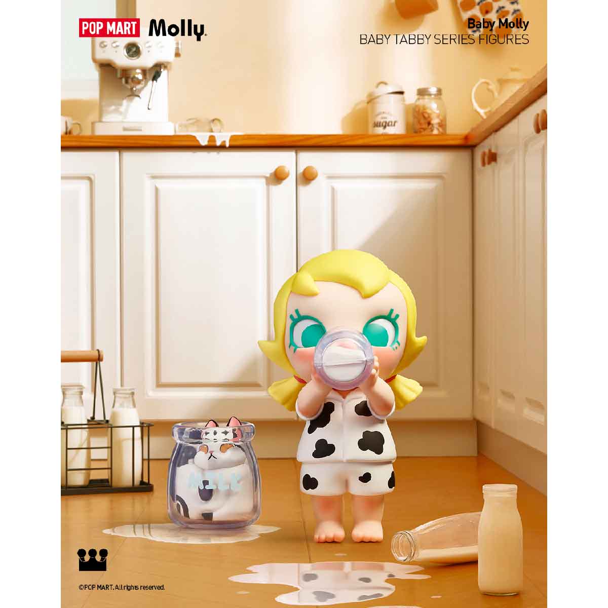 Mô Hình Baby Molly & Baby Tabby Series Figures POP MART 6931571082925