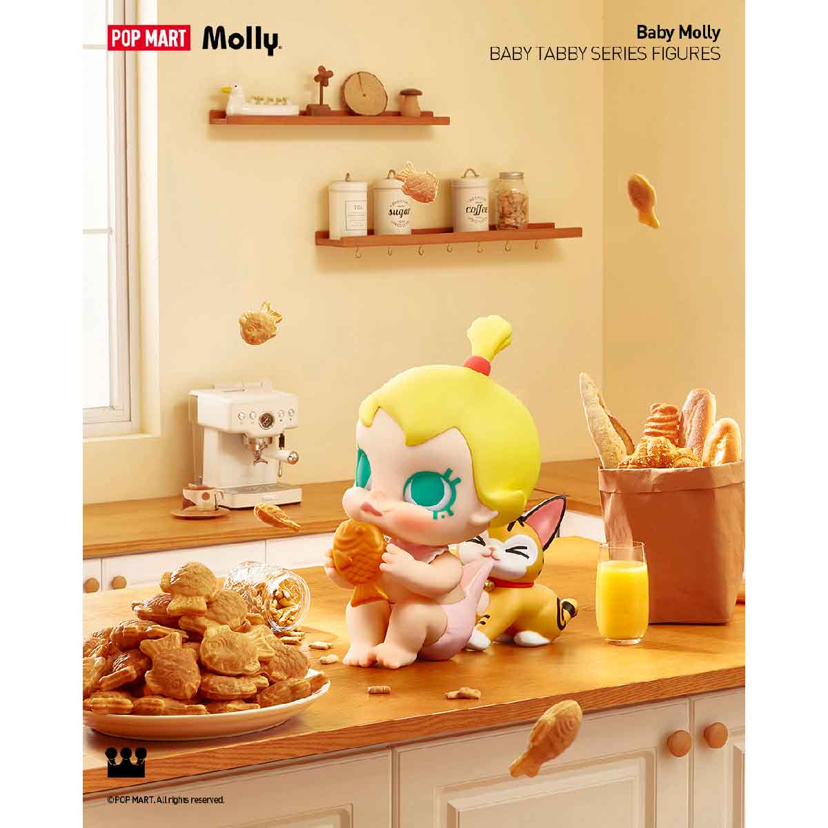 Mô Hình Baby Molly & Baby Tabby Series Figures POP MART 6931571082925