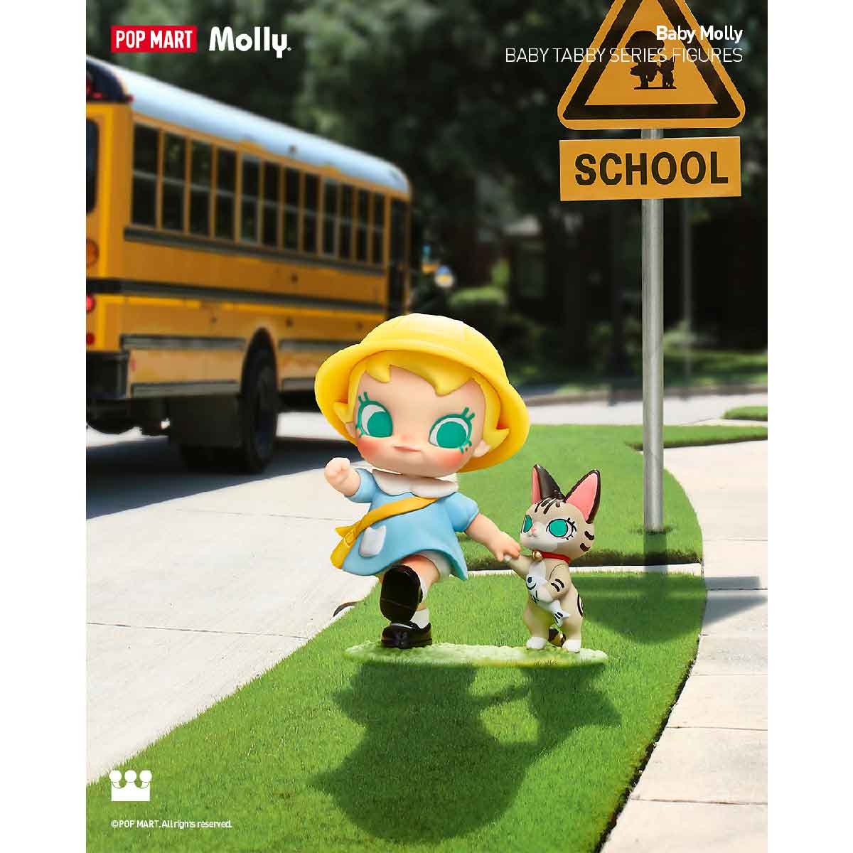 Mô Hình Baby Molly & Baby Tabby Series Figures POP MART 6931571082925