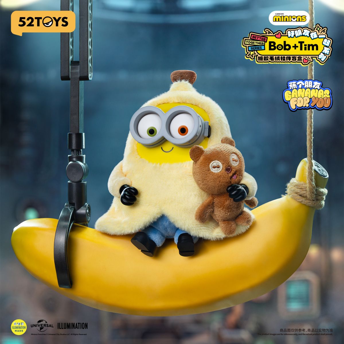 Đồ Chơi Mô Hình Bob & Tim – Best Buddies Series Vinyl Plush Keychain 52TOYS 6958985053525