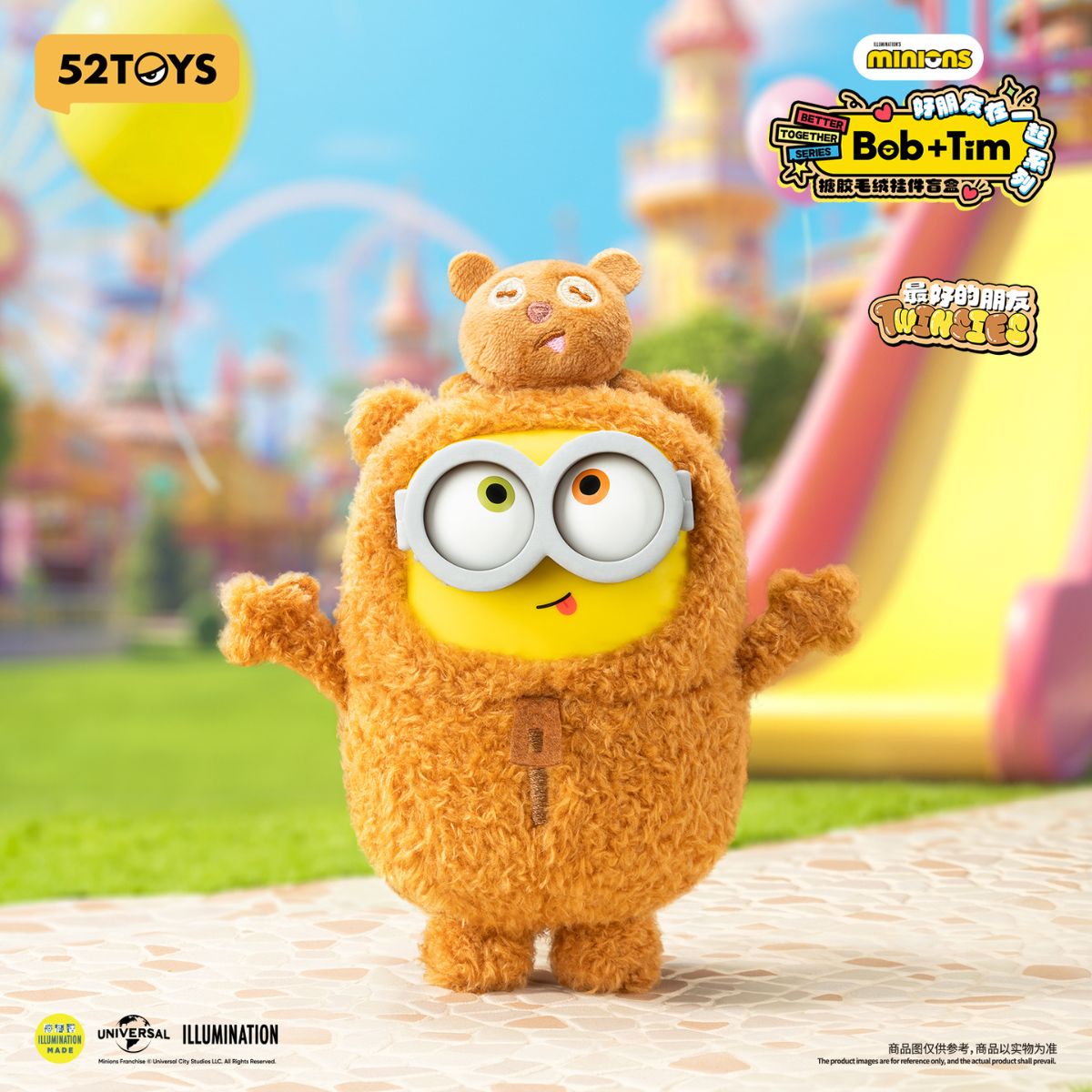 Đồ Chơi Mô Hình Bob & Tim – Best Buddies Series Vinyl Plush Keychain 52TOYS 6958985053525