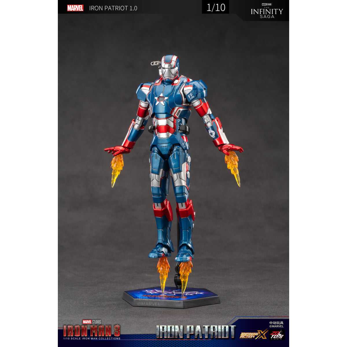 Mô Hình Cao Cấp Iron Patriot ZD TOYS 1906-52