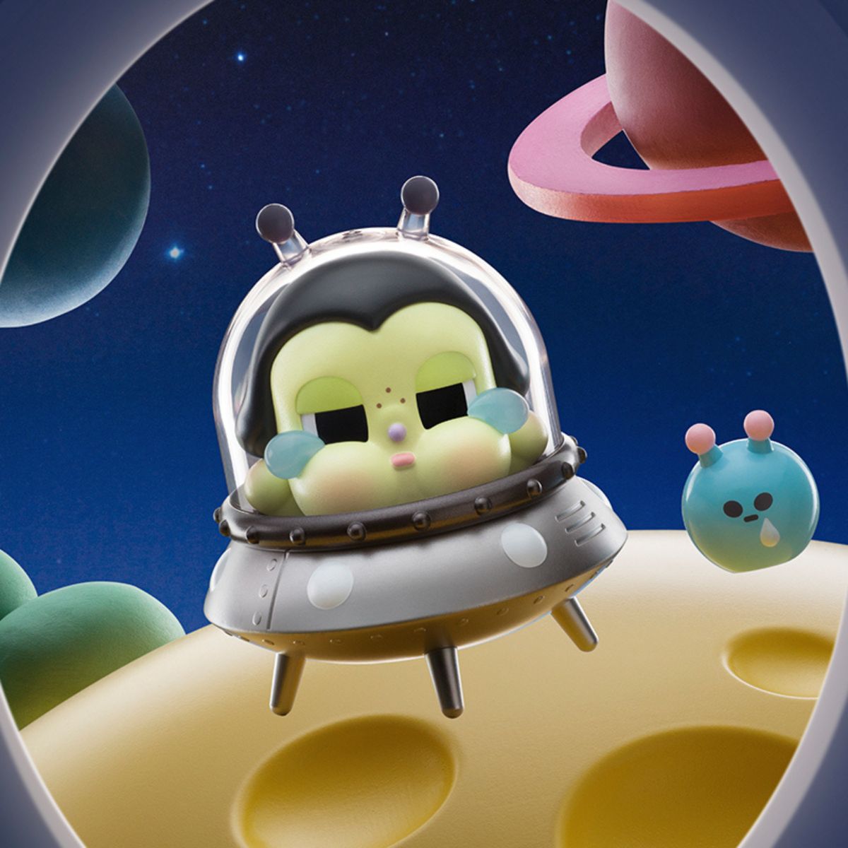 Mô Hình Crybaby Crying To The Moon Series Figures POP MART 6941313067639