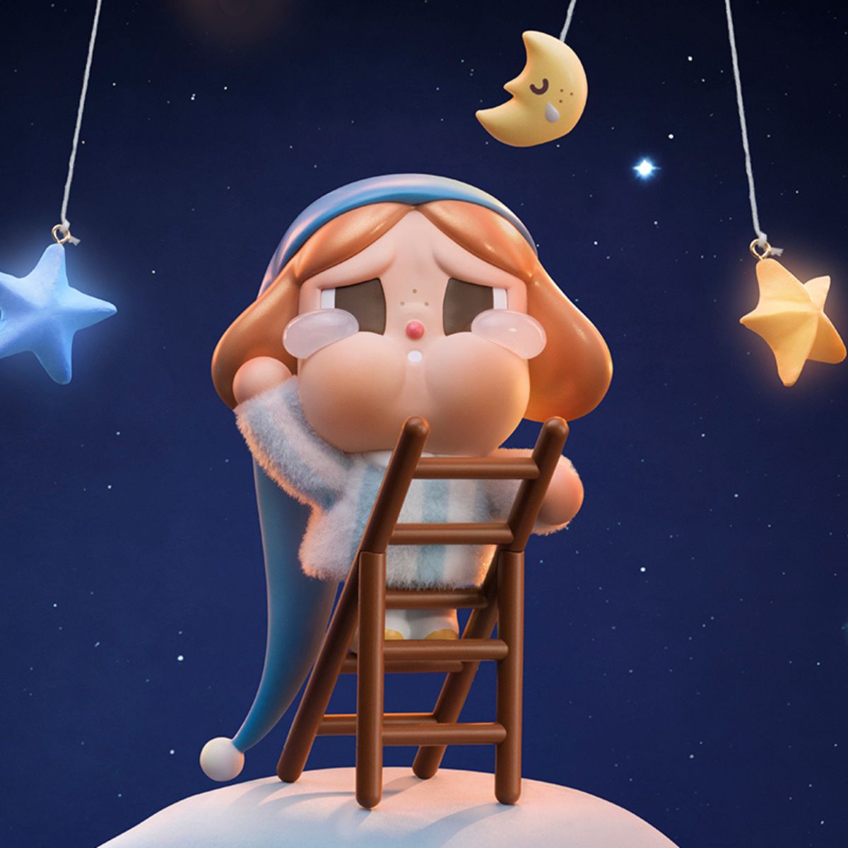 Mô Hình Crybaby Crying To The Moon Series Figures POP MART 6941313067639