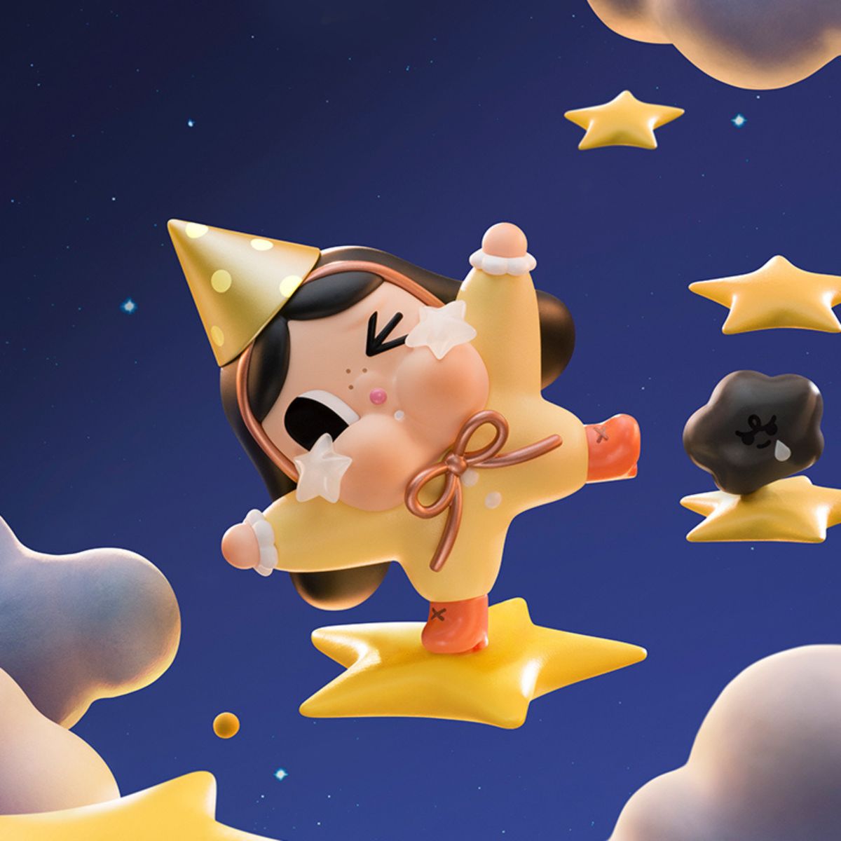 Mô Hình Crybaby Crying To The Moon Series Figures POP MART 6941313067639