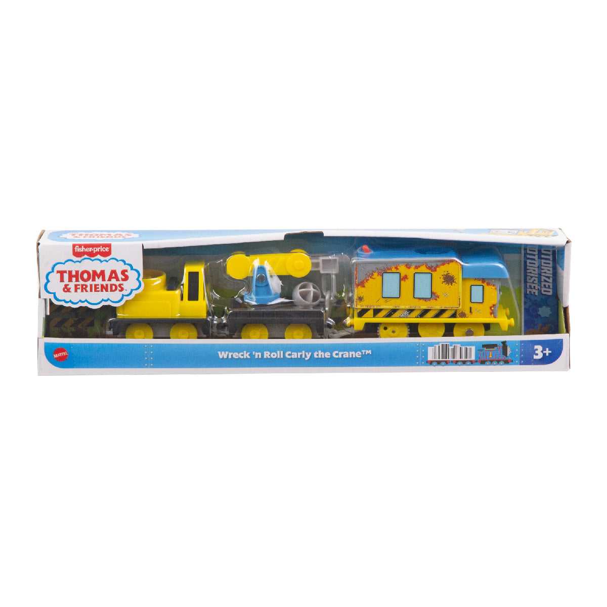 Đồ Chơi Mô Hình Đầu Kéo Và 2 Toa Tàu Carly & Crane THOMAS FRIEND HFX97