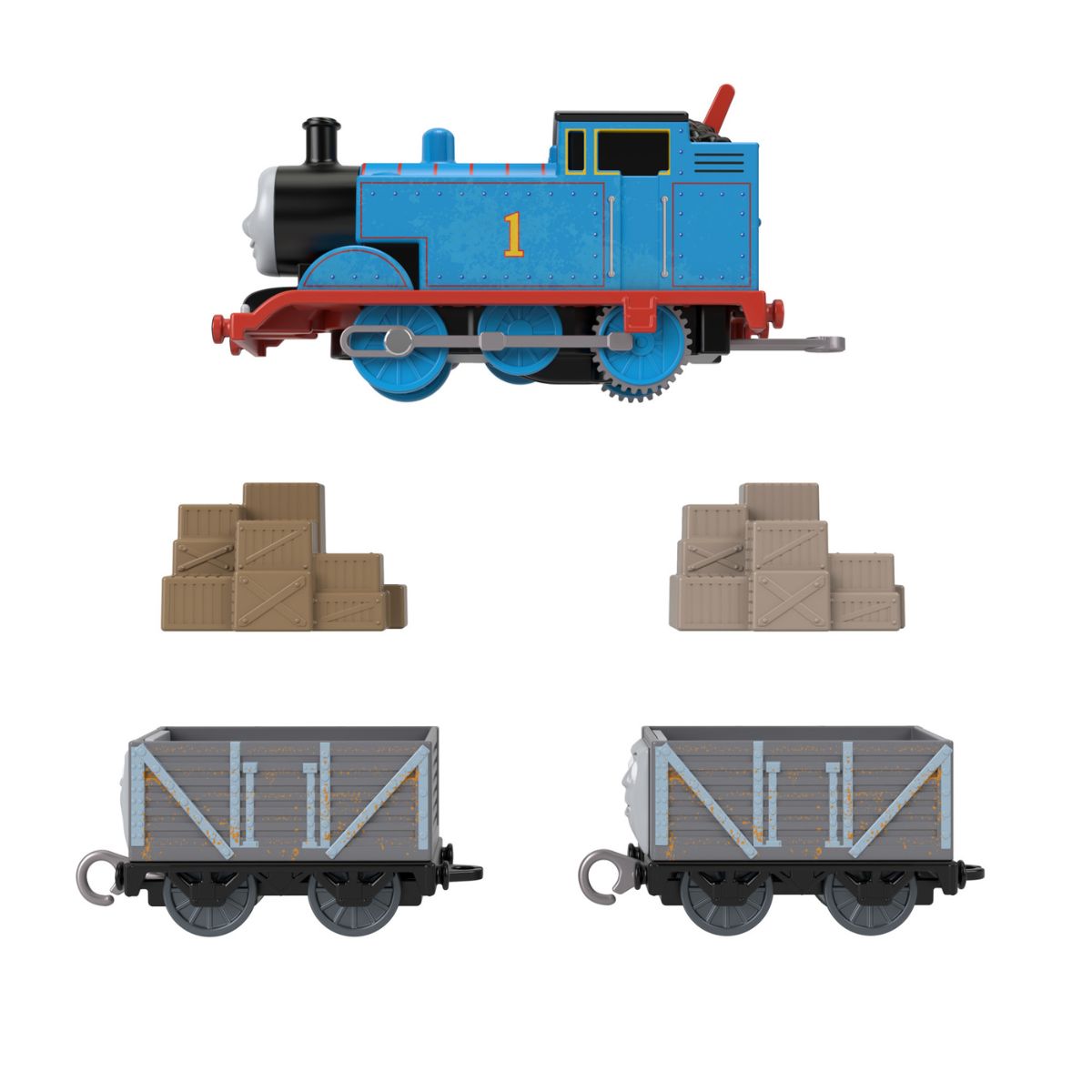 Đồ Chơi Mô Hình Đầu Kéo Và 2 Toa Tàu Classic THOMAS FRIEND JDF23/HFX97