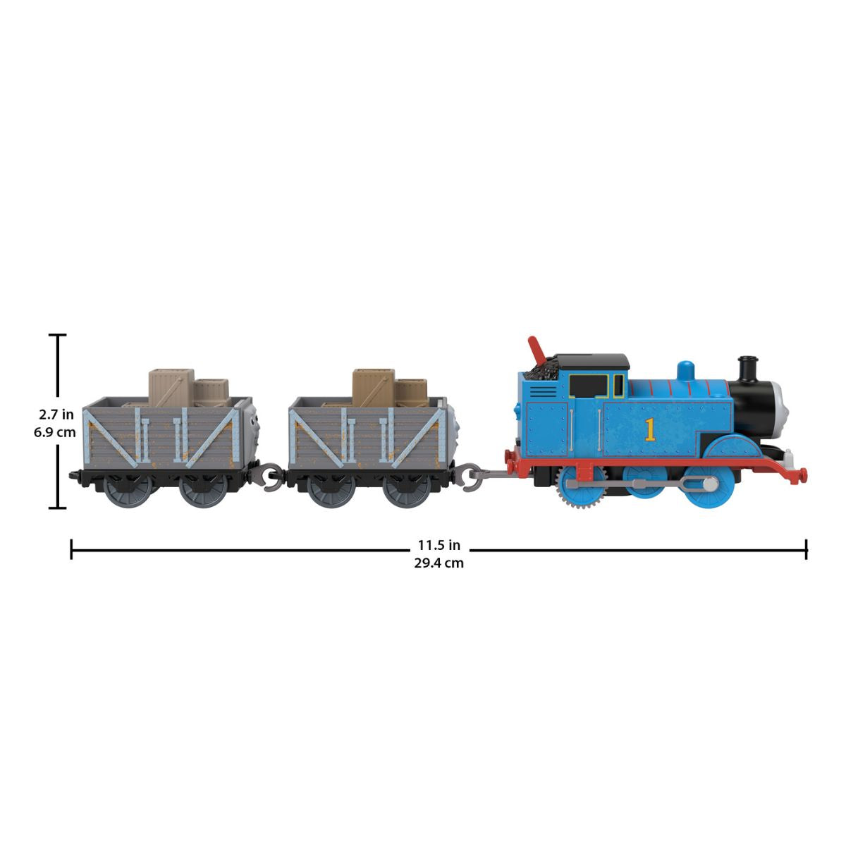 Đồ Chơi Mô Hình Đầu Kéo Và 2 Toa Tàu Classic THOMAS FRIEND JDF23/HFX97