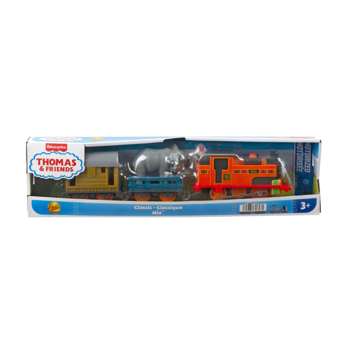 Đồ Chơi Mô Hình Đầu Kéo Và 2 Toa Tàu Nia THOMAS FRIEND JFV77/HFX97