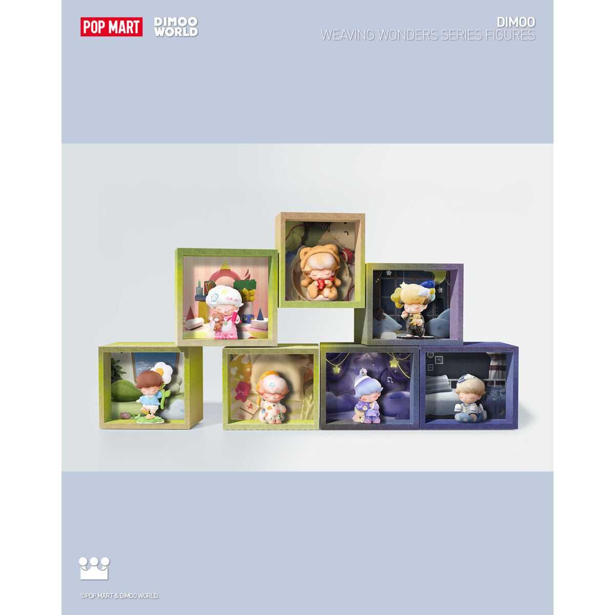 Mô Hình Dimoo Weaving Wonders Series Figures POP MART 6931571013318