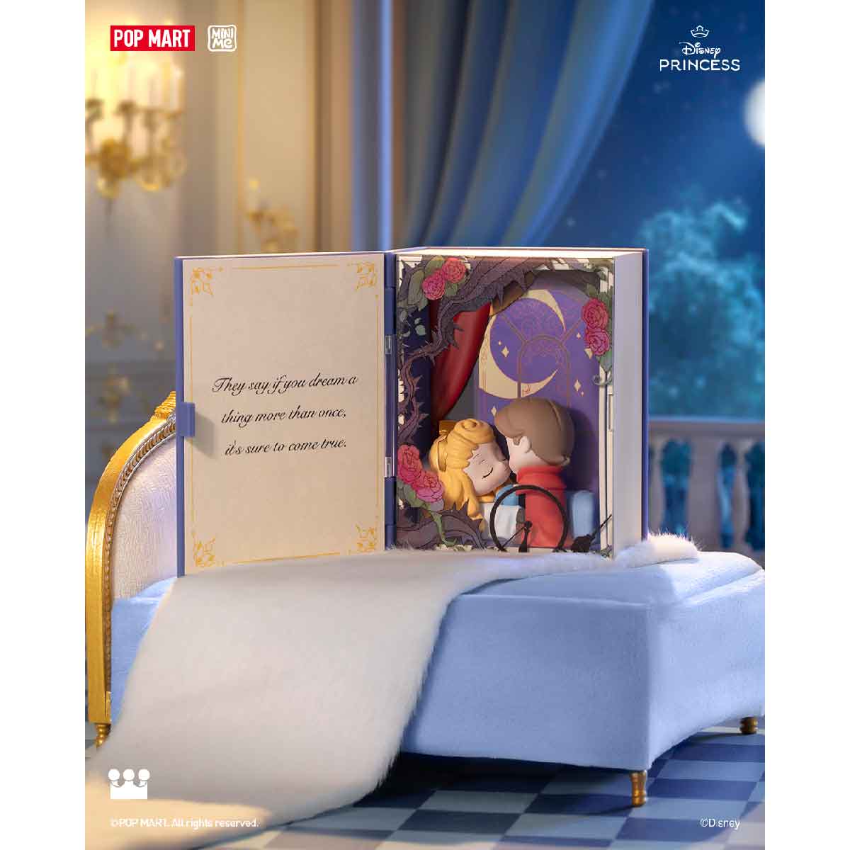 Mô Hình Disney Princess's Fairy Tales Series Scene Sets POP MART 6931571045203