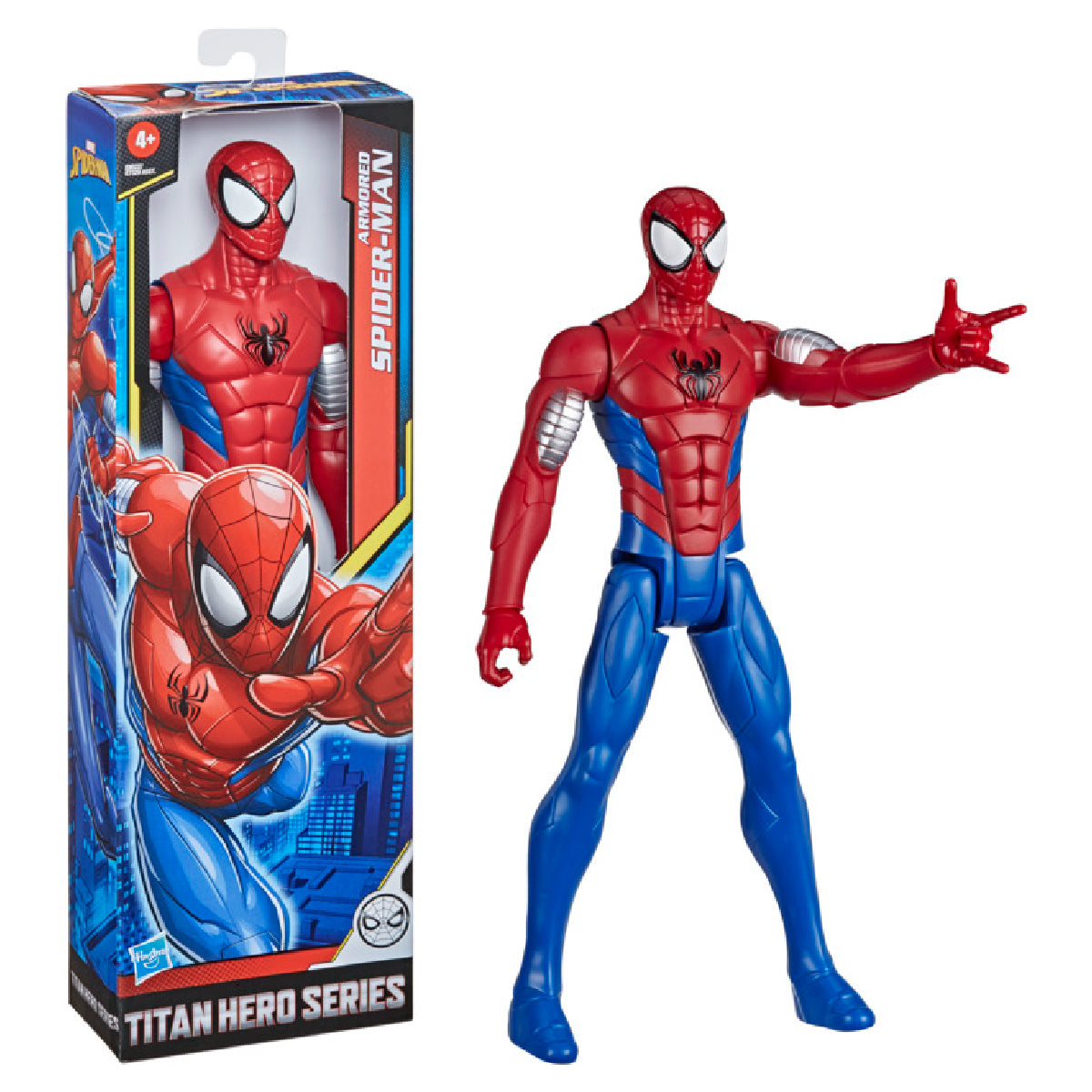 Mô Hình Dũng Mãnh Siêu Anh Hùng Người Nhện Giáp Trụ Titan 30cm Spiderman E7329