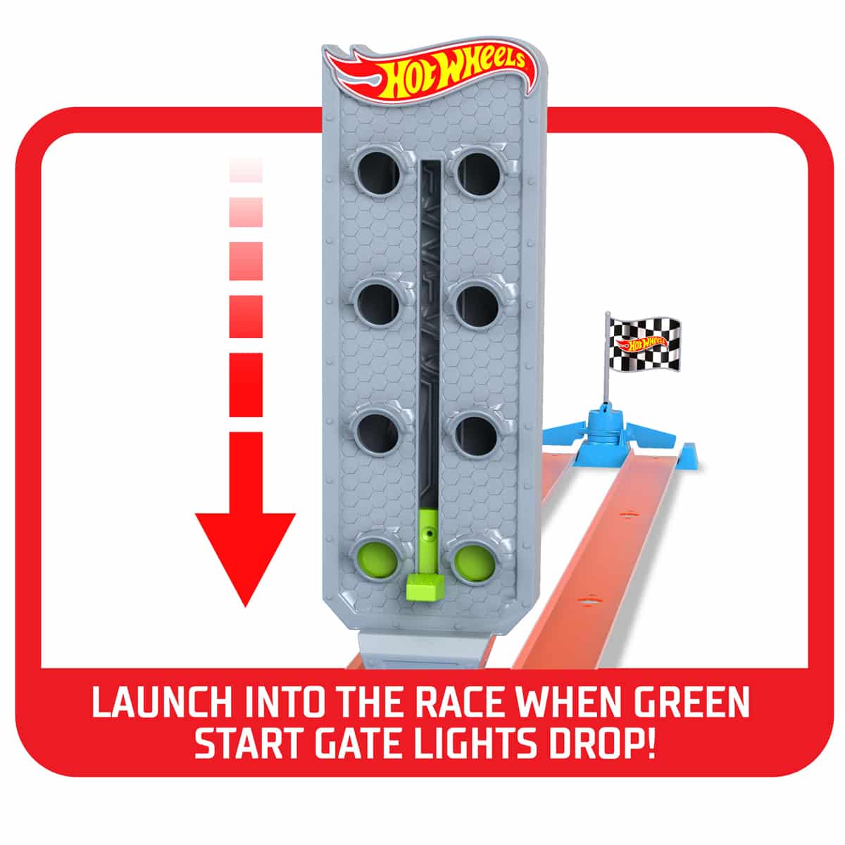 Đồ Chơi Mô Hình Đường Đua Song Đấu Rực Lửa HOT WHEELS GBF81