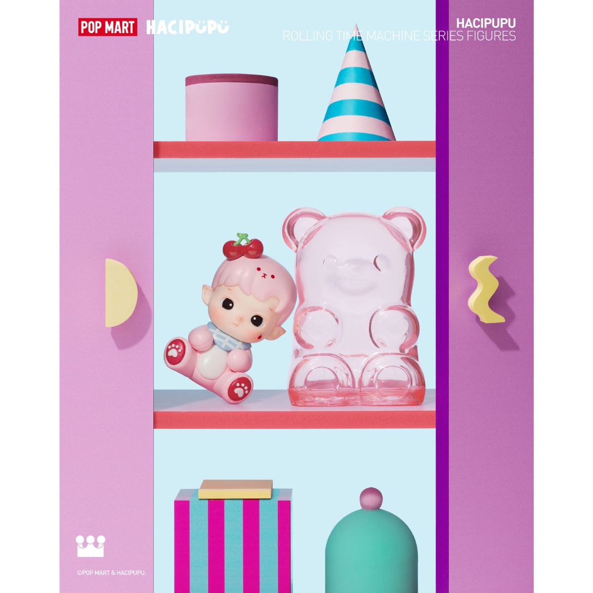Đồ Chơi Mô Hình Hacipupu Rolling Time Machine Series Figures POP MART 6931571099190