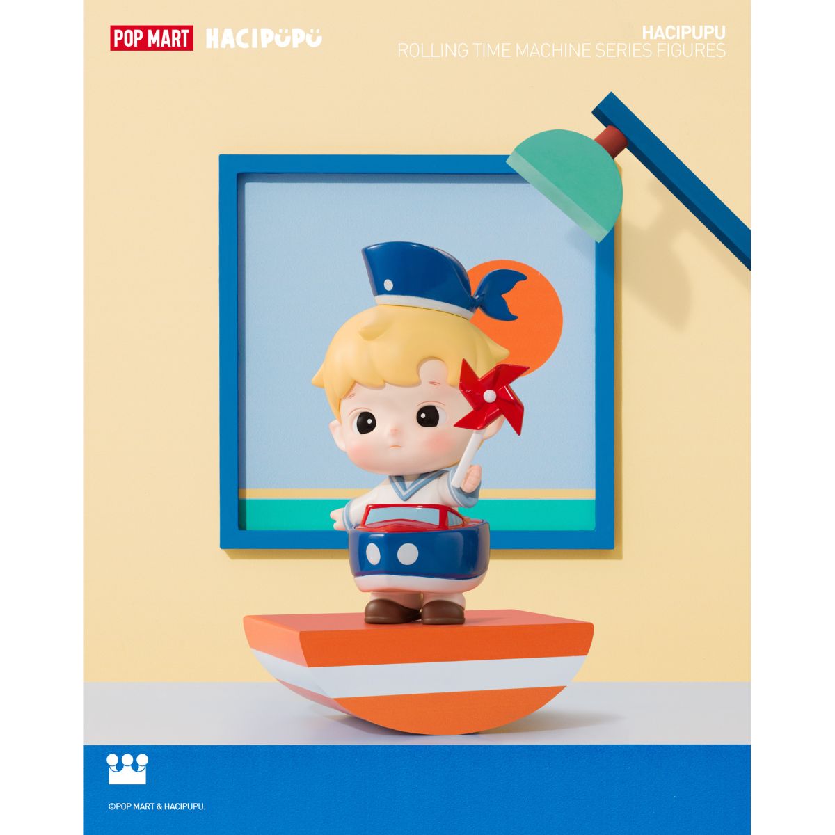 Đồ Chơi Mô Hình Hacipupu Rolling Time Machine Series Figures POP MART 6931571099190